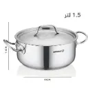 كسرولة كوركماز برولاين جاسترو 16x7.5 سم قصيرة / A2736