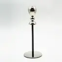 شمعدان معدن فضي هندي وسط - MD-10234 B / 020022