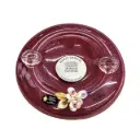 صحن بقاعدة تقديم كرستال إيطالي / PS900 / LIL / M / CER
