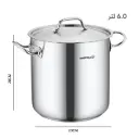 قدر كوركماز ستيل برولاين جاسترو 20 سم / A2730