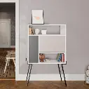 بوفيه تاتي بيضاء- أنثراسايت / M.MS.23281.2