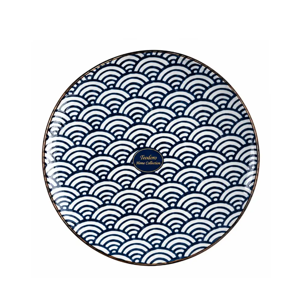 صحن مسطح/طبق تقديم بورسلين / 85P 2028#