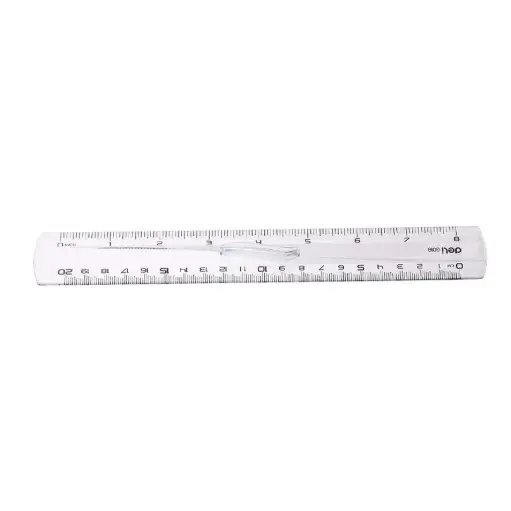 [EG01612] مسطره 20سم شفافه ماسكه EG01612 / دلي