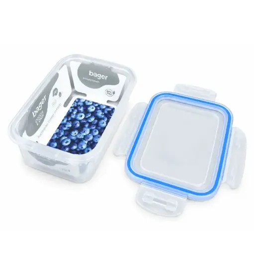 [BG-651] حافظة طعام مستطيل 430 مل / BG-651