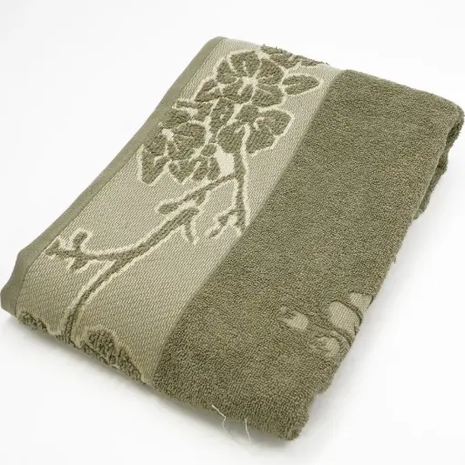 [J@TrT080098] منشفه قطن 100% - 70x135 سم - TrT080098 / GREEN