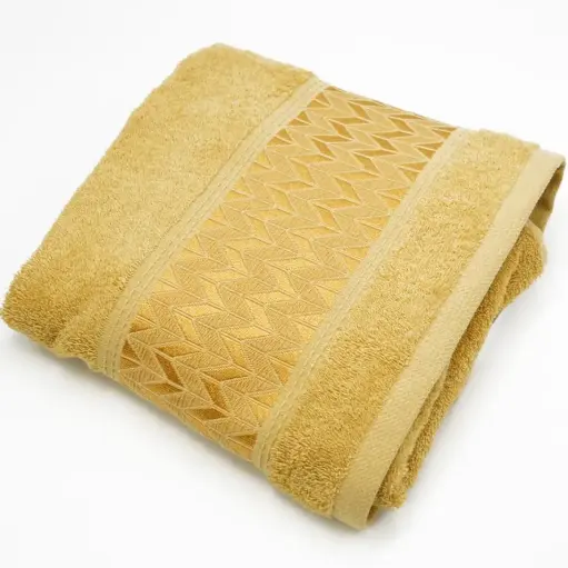 [J@TrT080067] منشفه قطن 100% - 70x135 سم - TrT080067 / MUSTARD