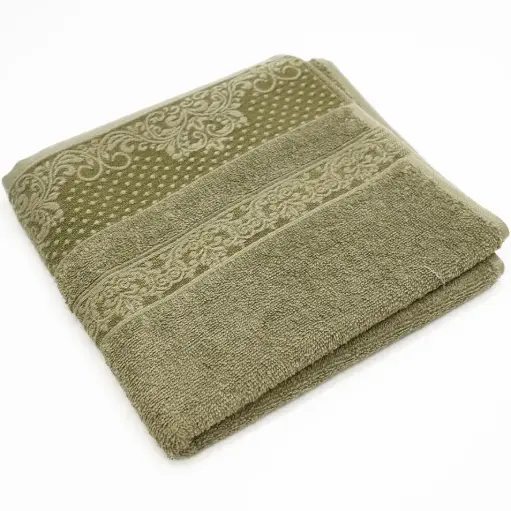 [J@TrT080162] خاولي قطن 100 %  / TrT080162 - GREEN