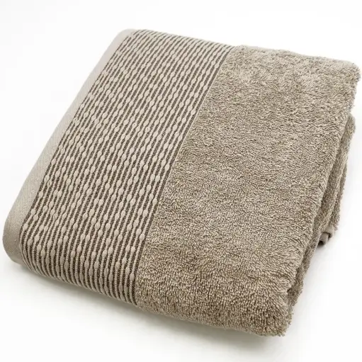 [J@TrT080087] منشفة قطن 100 %  / TrT080087 - BEIGE