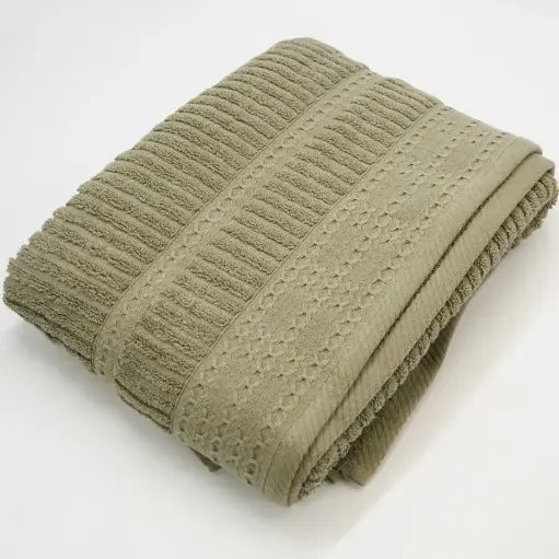 [J@TrT080210] منشفة قطن 100 %  / TrT080210 - GREEN