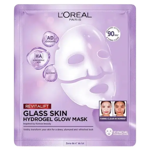 LOREAL PARIS REVITALIFT FILLER GLASS SKIN Hyaluronic Mask