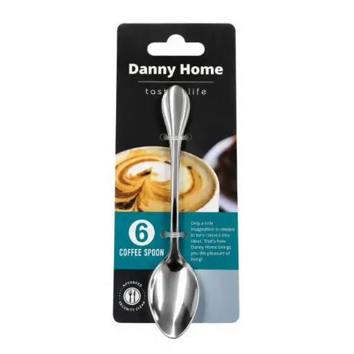 [HK034-6] Coffee ملعقة 6 قطعة ستانلس ستيل 430 / HK034-6