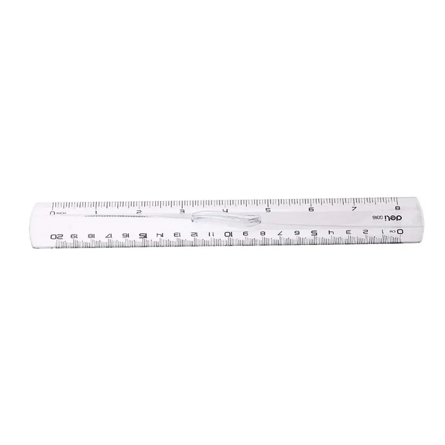 مسطره 20سم شفافه ماسكه EG01612 / دلي