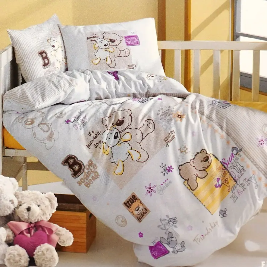 سيت شرشف طفل 4 قطع تركي 120*200 قطن 100% / TrT01X050021