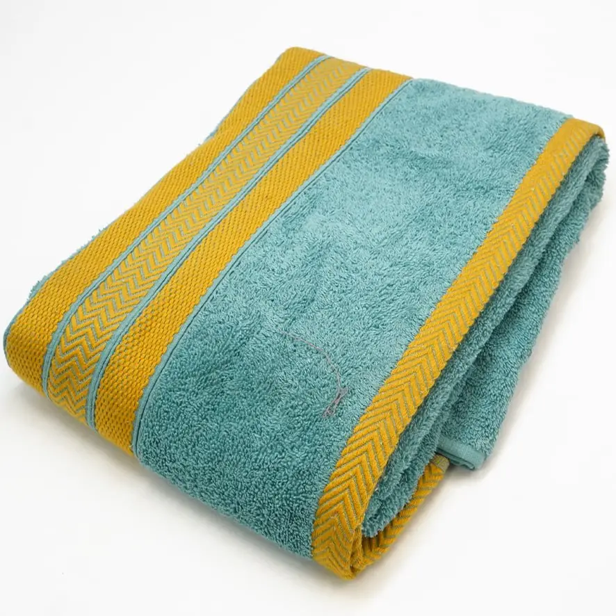 منشفة جاكورد تركي تركواز 70*135 سم / TrT080035