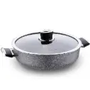 مقلاة مقبضين مع غطاء كوركماز بالما 26 سم / A3906