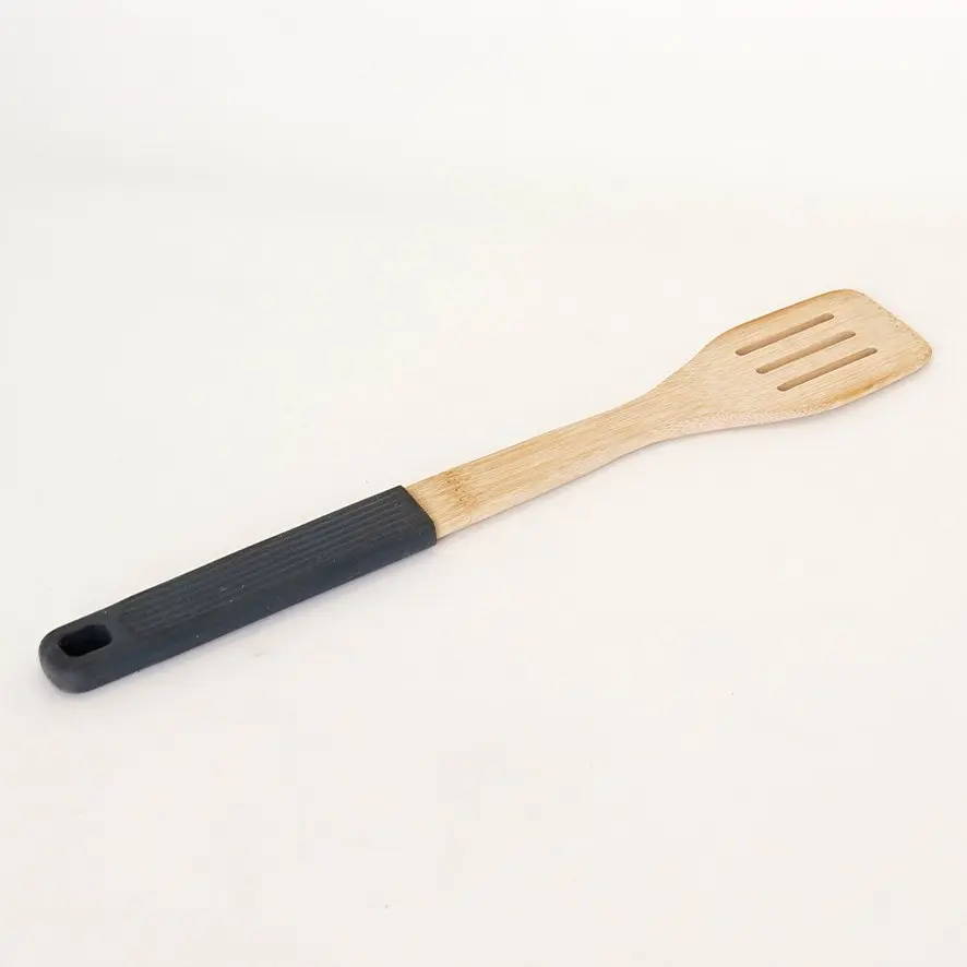 ملعقة بامبو مقبض مطاط / UK3700101