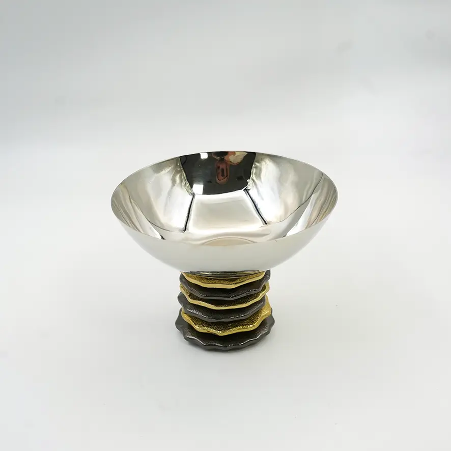 وعاء تقديم فضي / ستانلس ستيل - HIT140037