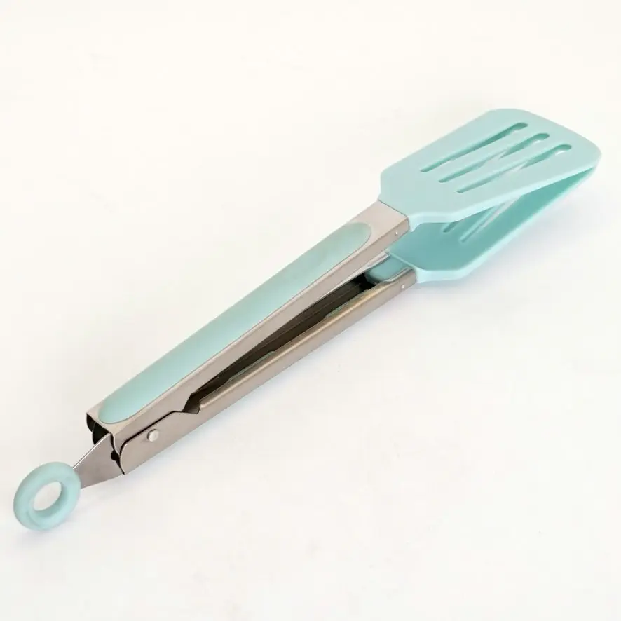 ملقط طعام ستانلس ستيل / DH0426-BLUE