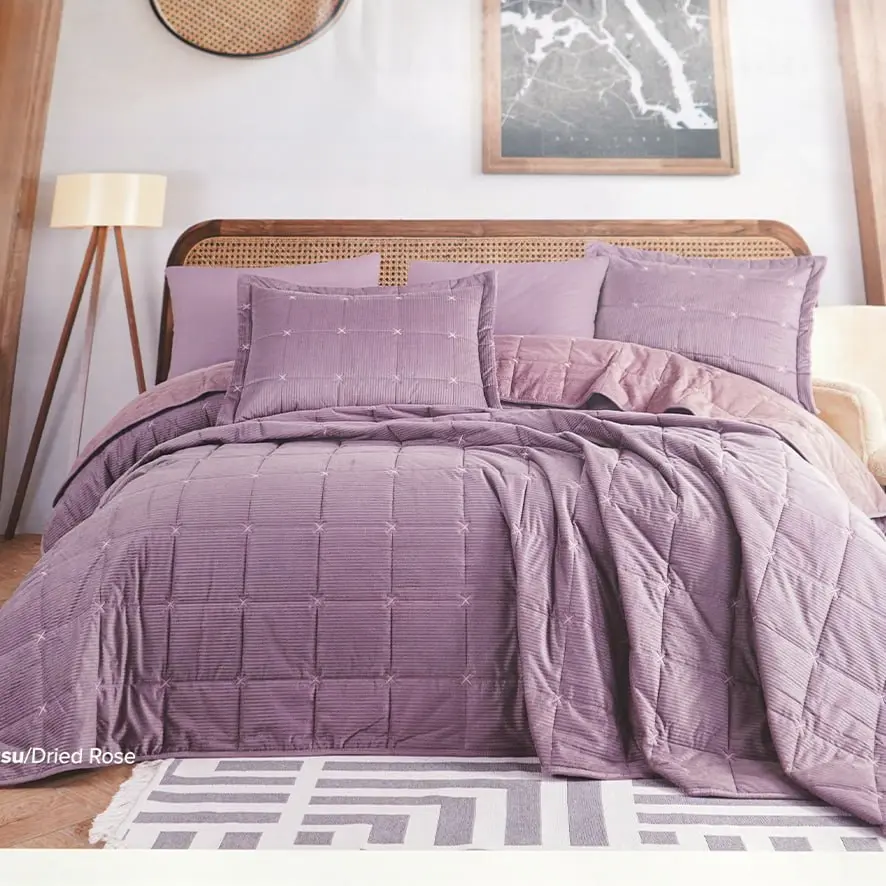 سيت غطوة نفرين 3 قطع / 240x260 قطن 100 %