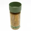 شمعدان خشب + معدن / 23x8سم - Green - HIT130020