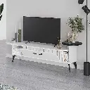 طاولة تلفزيون ADA أبيض - POINTERS / M.TV.23742.3