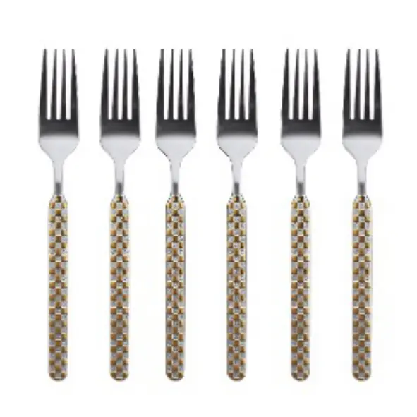 سيت شوكة طعام ستانلس ستيل 6 قطع / UK390013