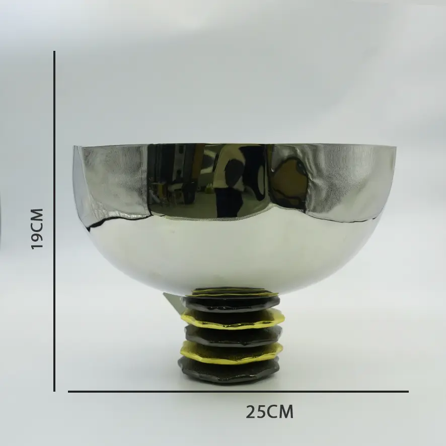 وعاء تقديم فضي / ستانلس ستيل - HIT140038