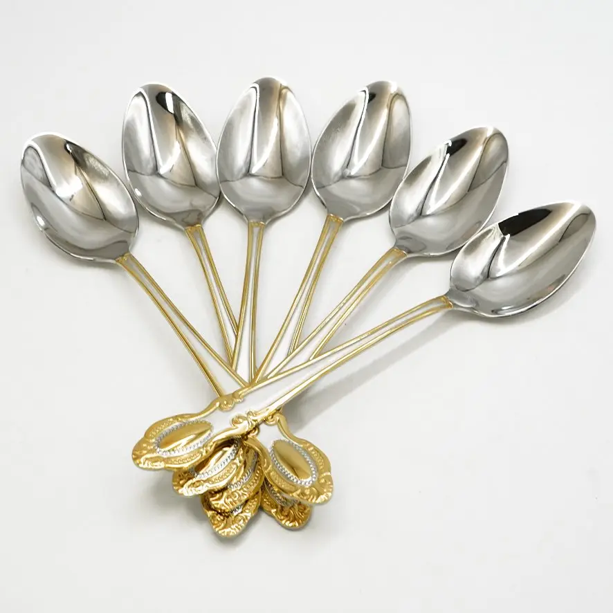 سيت ملعقة طعام ستانلس ستيل 6 قطع / UK390057