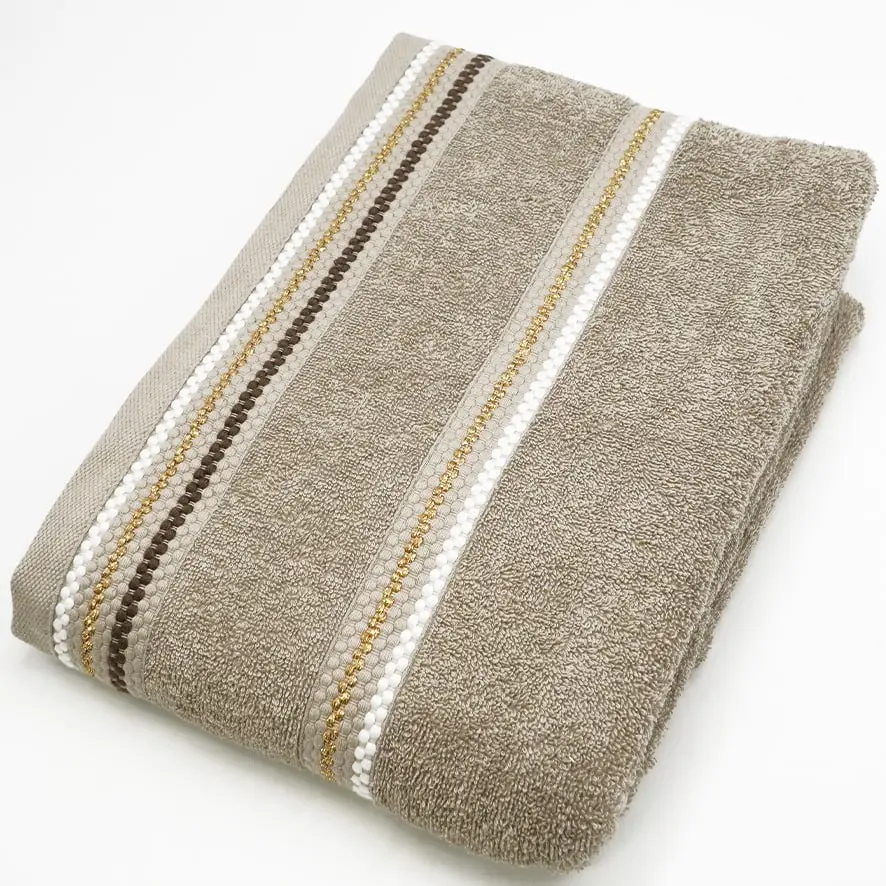 منشفه قطن 100% - 100*145 - TrT080135 / BEIGE