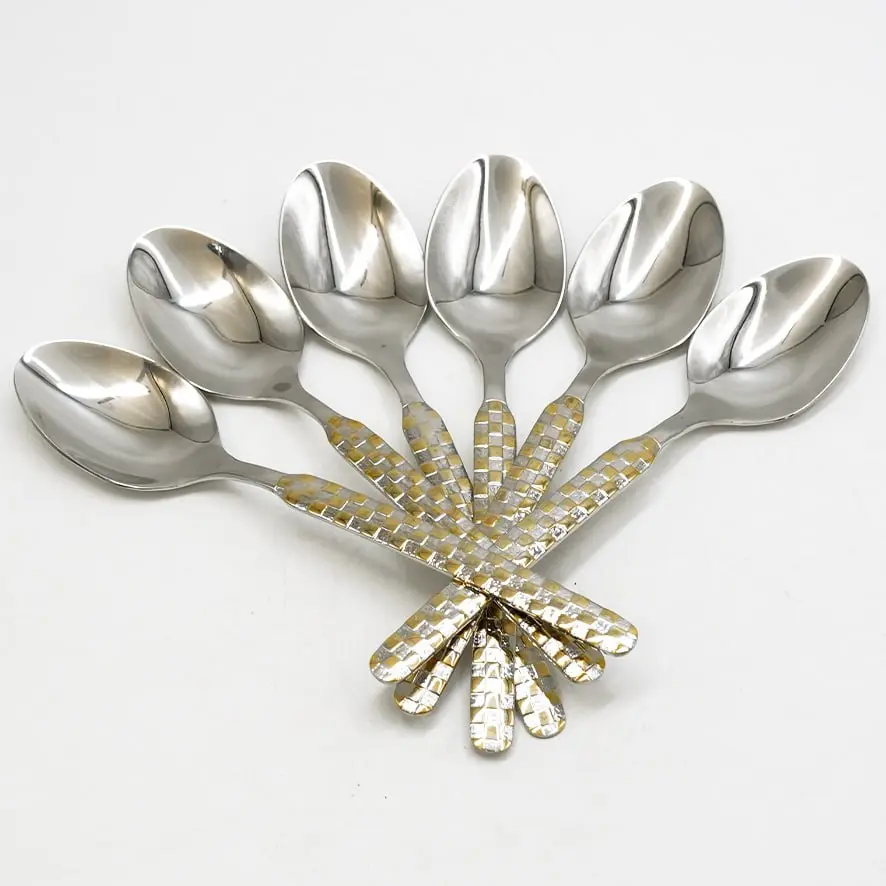 سيت ملعقة شاي ستانلس ستيل 6 قطع / UK390014