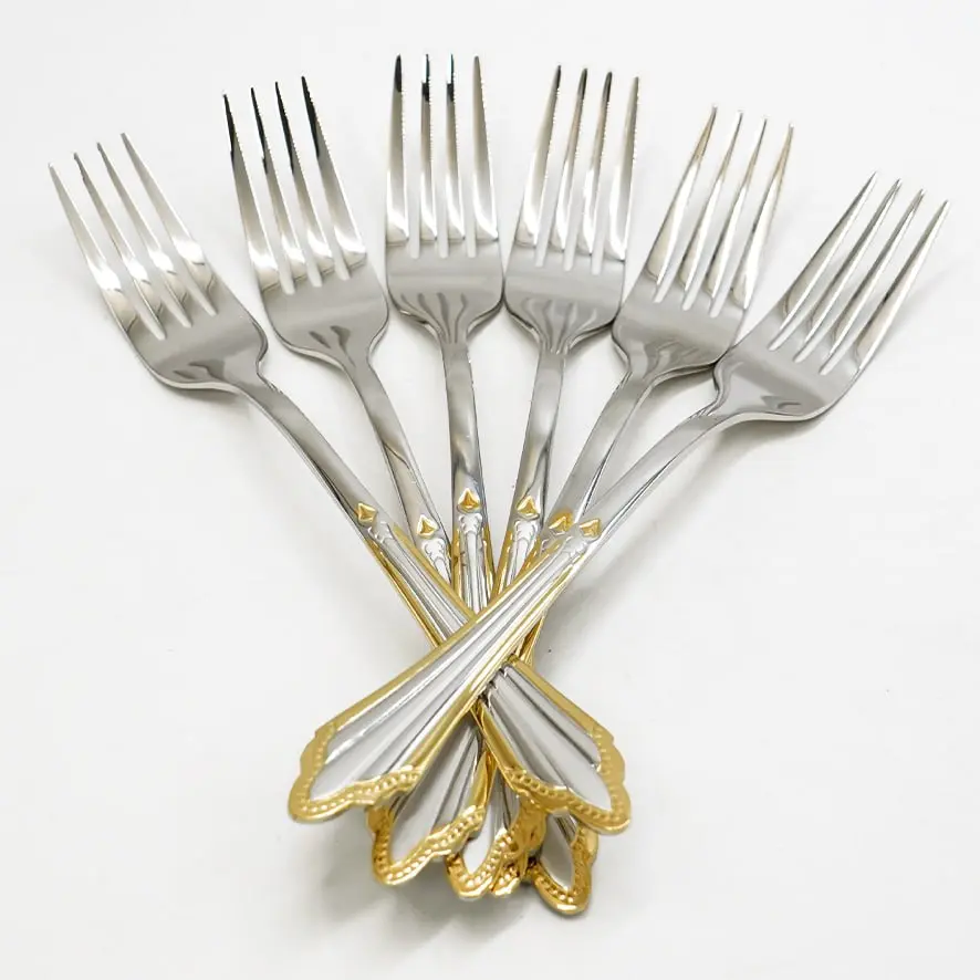 سيت شوكة طعام ستانلس ستيل 6 قطع / UK390055