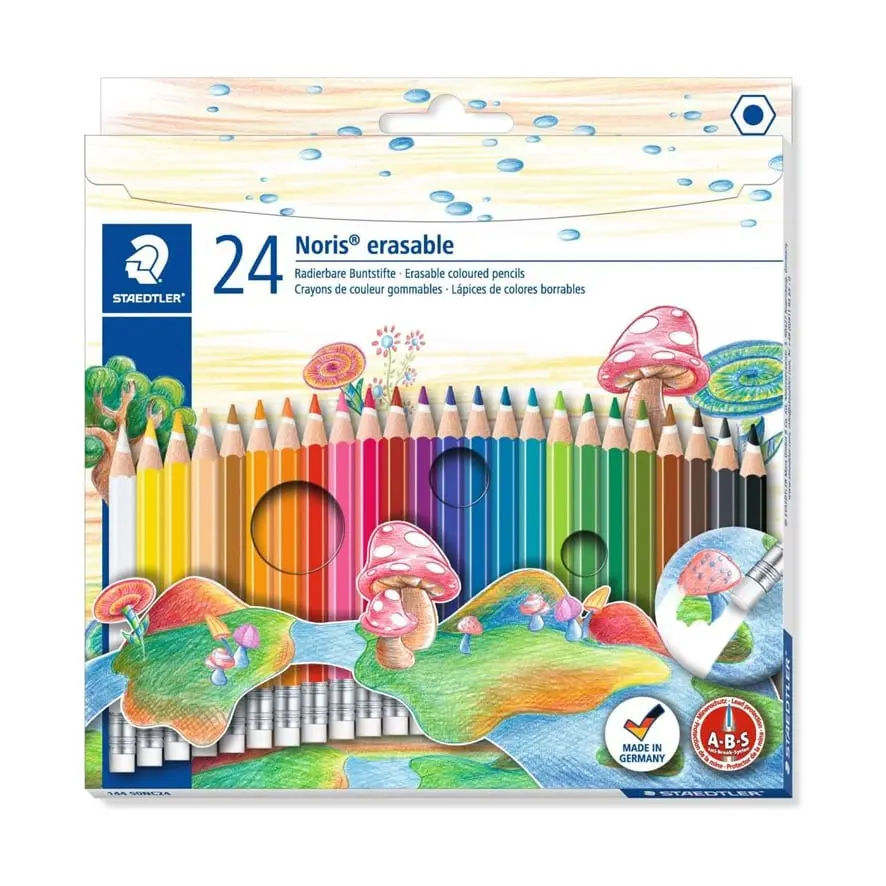 ستدلر اصباغ خشبي مع مساحه 24 لون / 14450nc24
