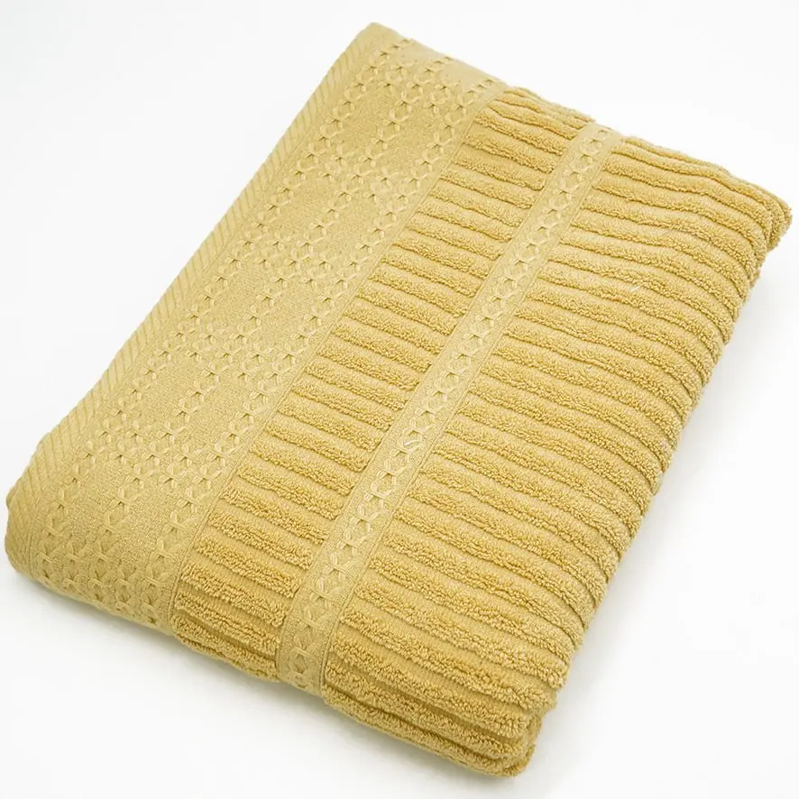 منشفة قطن 100 %  / TrT080206 - MUSTARD