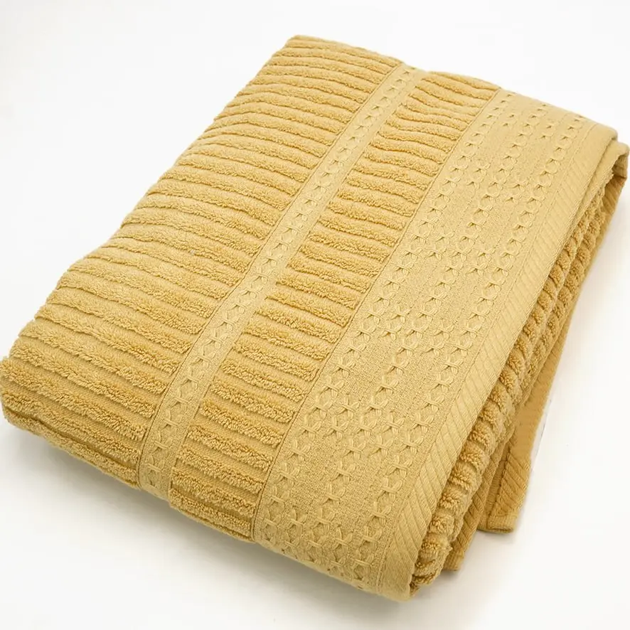 منشفة قطن 100 %  / TrT080207 - MUSTARD