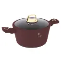 قدر مع غطاء، 30 سم بوردو / BH/8043