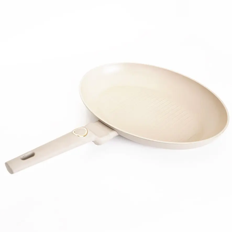 مقلاة سمك، 35*25 سم لون كريمي  / BH/8074