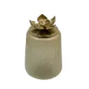فازه مزخرف زجاج - معدن ذهبي 27x16.5 سم / HIT070061