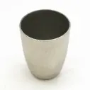 كوب حامل لفرشاة الاسنان معدني فضي / HIT110001C