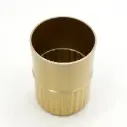 كوب حامل لفرشاة الاسنان معدني شمباني مزخرف / HIT110008C