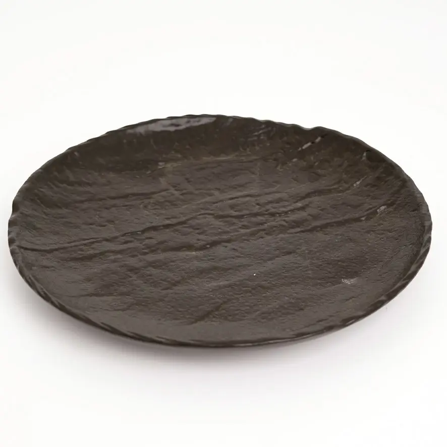 ROUND PLATE 7" | 18 CM صحن دائري اسود