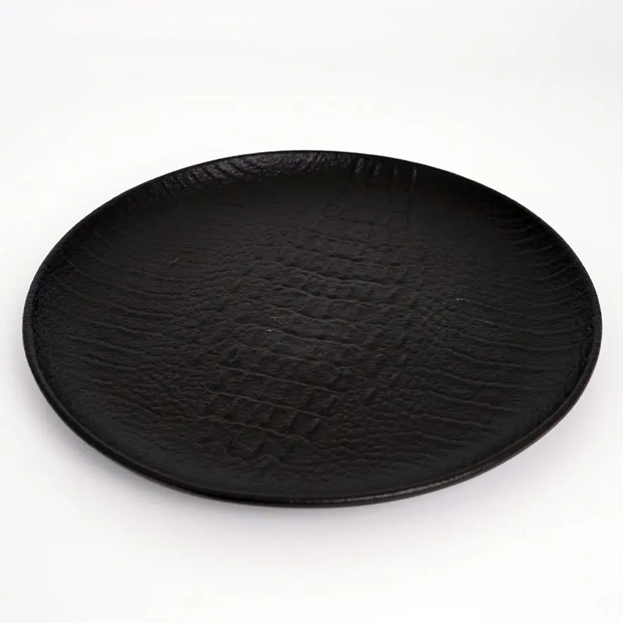 ROUND PLATE 9" | 23 CM صحن دائري قليل العمق اسود