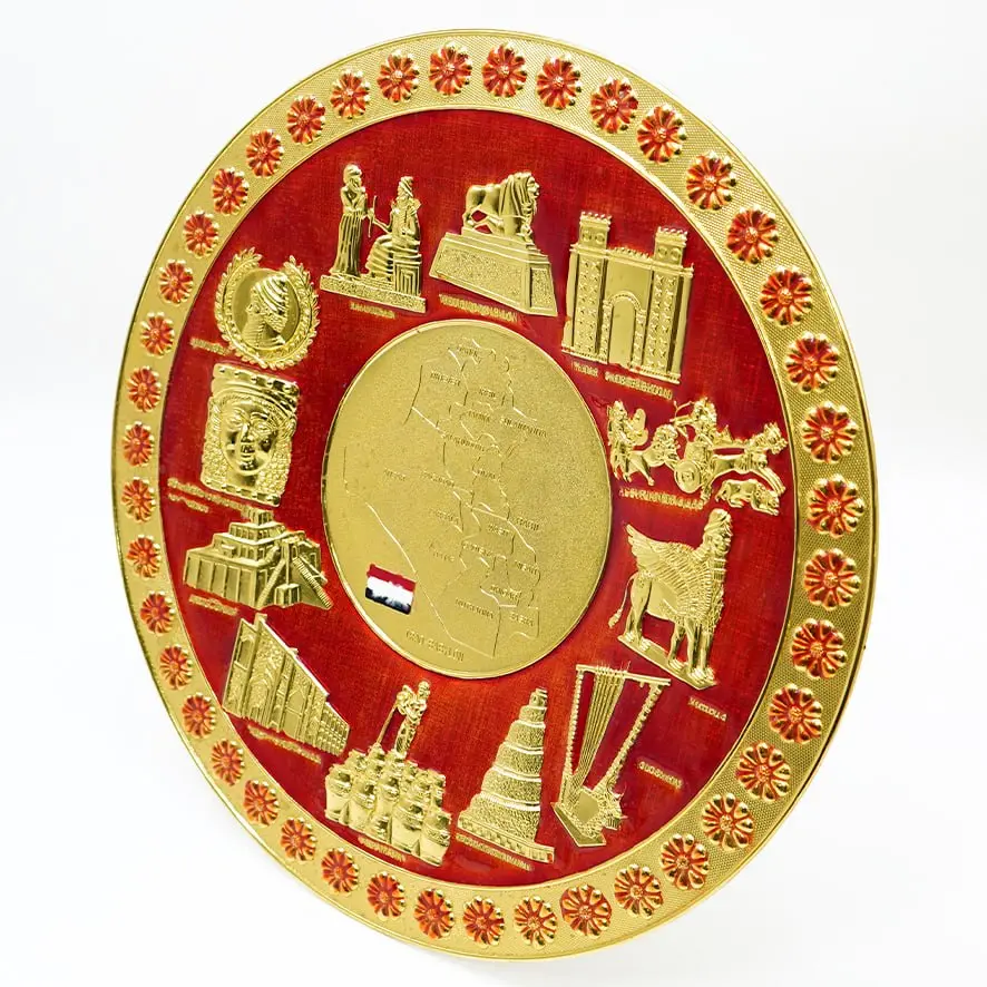 سبع معادن صحن مينة 32سم كبير جدآ415 