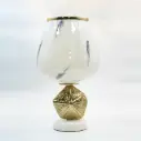 فازة زجاج قاعدة رخام / HIT090114