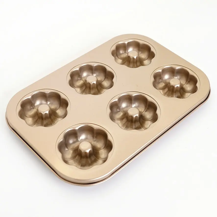 قالب معجنات معدن 6 مكان 26.5x18.5 سم  / Ki25-651