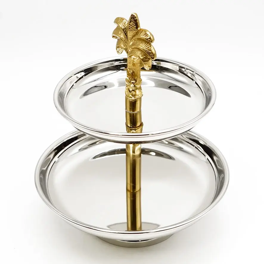 مقدمة طابقين  ستانليس ستيل صغير 16سم /HIT170017