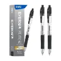 سيت قلم 12 قطعه جاف 0.7ملم اسود Q60-BK