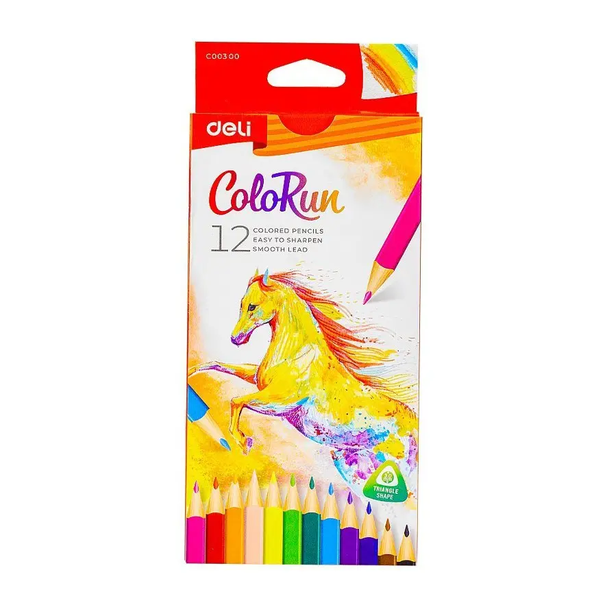اصباغ خشب 12 لون  EC00300 / دلي