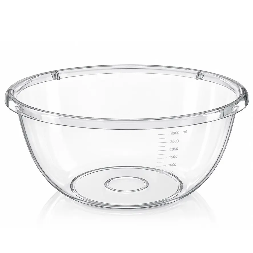 TRANSPARENT ECO BASIN -1 (6LT) وعاء بلاستك شفاف
