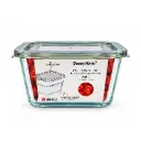 حافظة طعام زجاجية محكمة الإغلاق  سعة 2450ml / BXH12-01