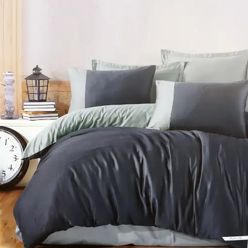 [J@TR01-13-0003] سيت لحاف 4 قطع قطن 100 % / 260*230 - TR01-13-0003 1 اسود